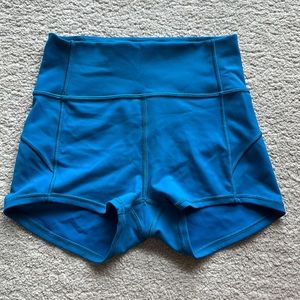 Lululemon In Movement Shorts Everlux 2.5” color is Cyprus